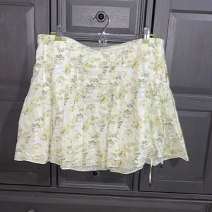 Abercrombie & Fitch floral A line skirt
